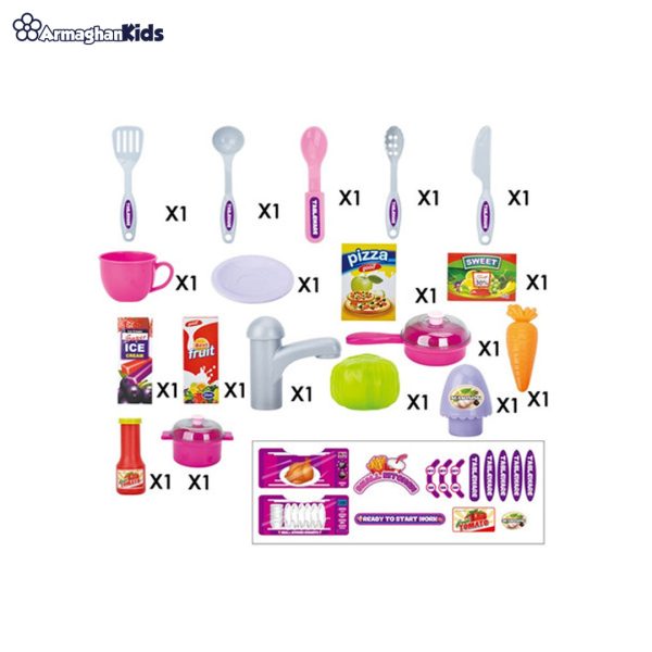 خرید حضوری و آنلاین اسباب بازی ست آشپزخانه موزیکال little chef در فروشگاه سیسمونی ارمغان