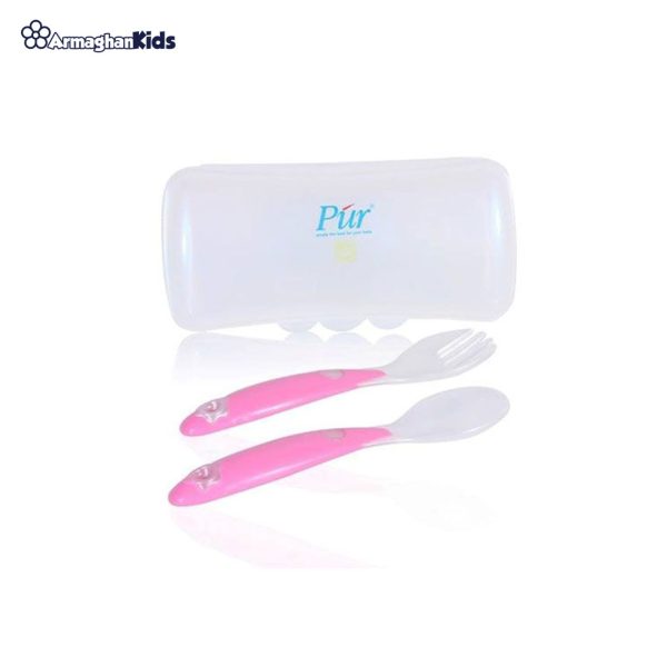 خرید حضوری و آنلاین ست قاشق چنگال کودک پیور Pur در فروشگاه سیسمونی ارمغان