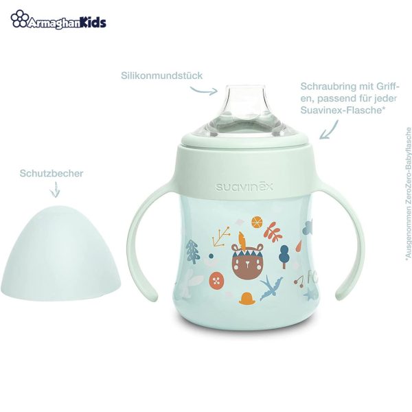 خرید حضوری و آنلاین لیوان آموزشی کودک سواوینکس Suavinex در فروشگاه سیسمونی ارمغان