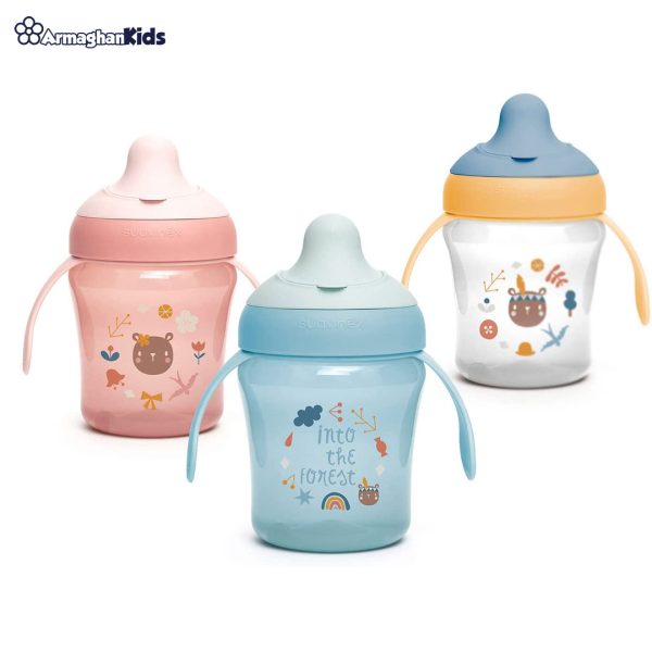 خرید حضوری و آنلاین لیوان آموزشی دهنی دار کودک سواوینکس Suavinex learning cup در فروشگاه سیسمونی ارمغان