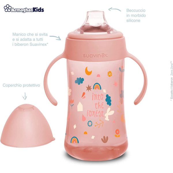 خرید حضوری و آنلاین لیوان آبمیوه خوری کودک سواوینکس مدل Suavinex second در فروشگاه سیسمونی ارمغان