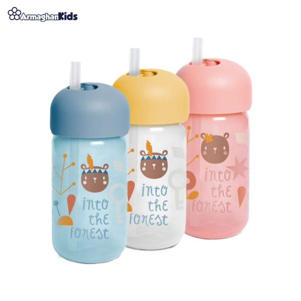 suavinex-straw-trainer-cup خرید حضوری و آنلاین لیوان نی دار کودک سواوینکس طرح جنگل Suavinex در فروشگاه سیسمونی ارمغان