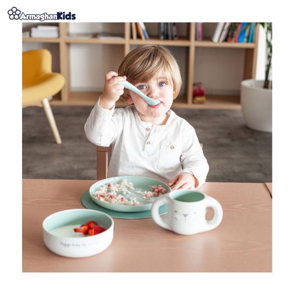 خرید حضوری و آنلاین ست غذاخوری کودک پنج تکه سواوینکس Suavinex در فروشگاه سیسمونی ارمغان