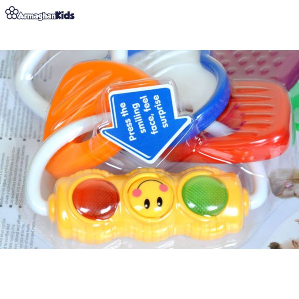 خرید آنلاین و حضوری جغجغه دندانگیر چراغدار هولا 306E در فروشگاه سیسمونی ارمغان کودک