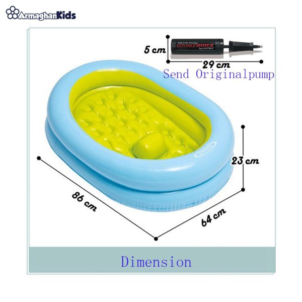 خرید آنلاین و حضوری استخر بادی و وان شیبدار کودک در فروشگاه سیسمونی ارمغان کودک