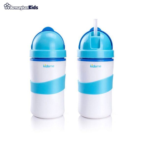 خرید حضوری و آنلاین لیوان آموزشی نی دار دوجداره کیدزمی در فروشگاه سیسمونی ارمغان کودک