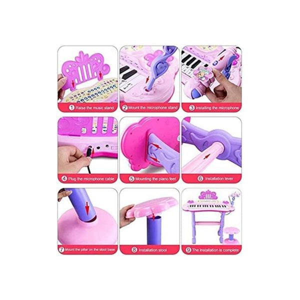 خرید آنلاین و حضوری اسباب بازی پیانو کودک مدل My Piano Musical set در فروشگاه سیسمونی ارمغان کودک - کیدز