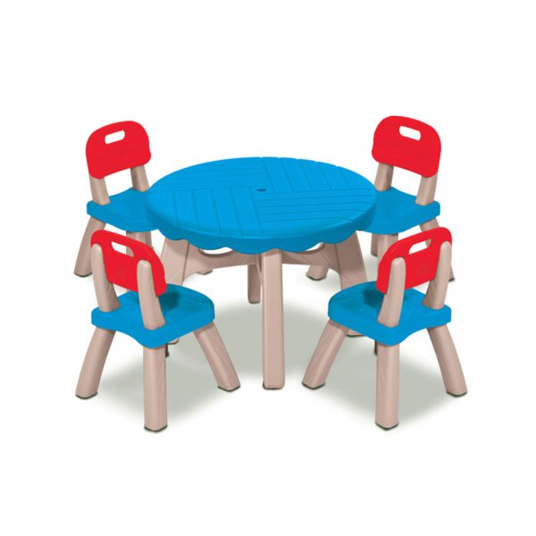 grown-up-summertime-patio-set خرید آنلاین و حضوری میز و صندلی کودک 4 نفره گرون آپ مدل Grow'n up 3017 در فروشگاه سیسمونی ارمغان کودک - کیدز