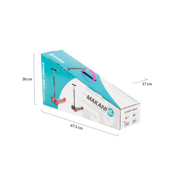 خرید آنلاین و حضوری اسکوتر کودک کیکابو مدل Kikka boo MAKANI Street Race Scooter در فروشگاه سیسمونی ارمغان کودک