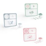 خرید آنلاین و حضوری ظرف غذای چهار تکه کودک کیکابو Kikka booدر فروشگاه سیسمونی ارمغان کودک