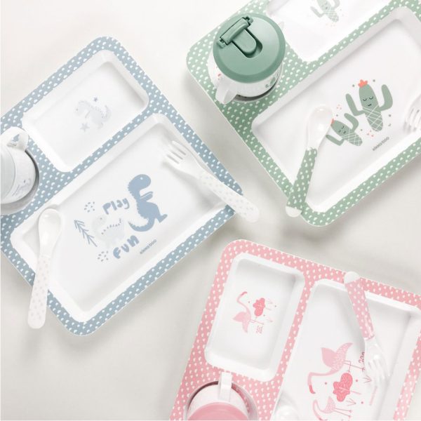 خرید آنلاین و حضوری ظرف غذای چهار تکه کودک کیکابو Kikka booدر فروشگاه سیسمونی ارمغان کودک