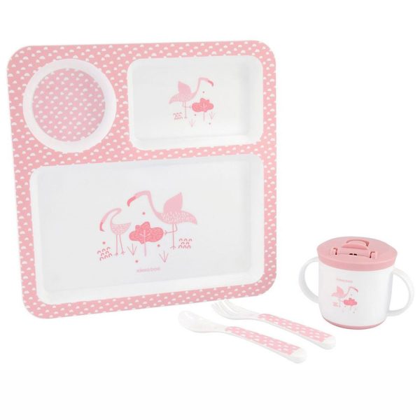 خرید آنلاین و حضوری ظرف غذای چهار تکه کودک کیکابو Kikka booدر فروشگاه سیسمونی ارمغان کودک