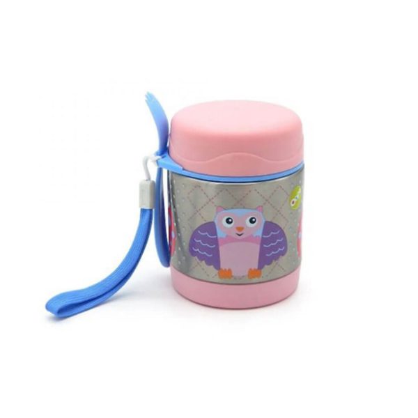oops-cool-thermal-food-jar-pink-1 خرید آنلاین و حضوری فلاسک غذای کودک اوپس Oops در فروشگاه سیسمونی ارمغان کودک