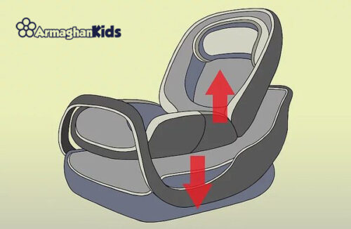 آموزش سوار کردن صندلی ماشین کودک