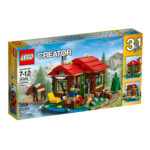 کریرتور لگوی کلبه کنار دریاچه مدل سه در یک لگوی اصلی ساخت دانمارک