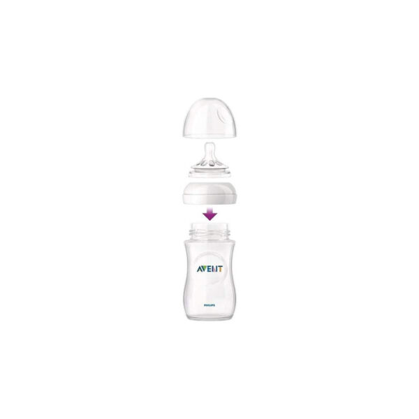 قیمت و خرید شیشه شیر طلقی 1+ ماه نچرال فیلیپس اونت philips avent ظرفیت 260 میل دو عددی در فروشگاه سیسمونی, پوشاک و اسباب بازی کودک و نوزاد ارمغان کیدز