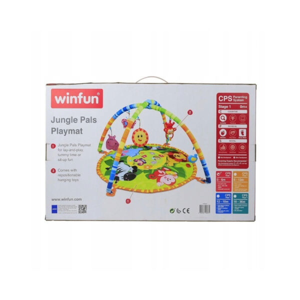 قیمت و خرید تشک بازی نوزاد طرح جنگل وین فان | winfun در فروشگاه سیسمونی, پوشاک و اسباب بازی کودک و نوزاد ارمغان کیدز