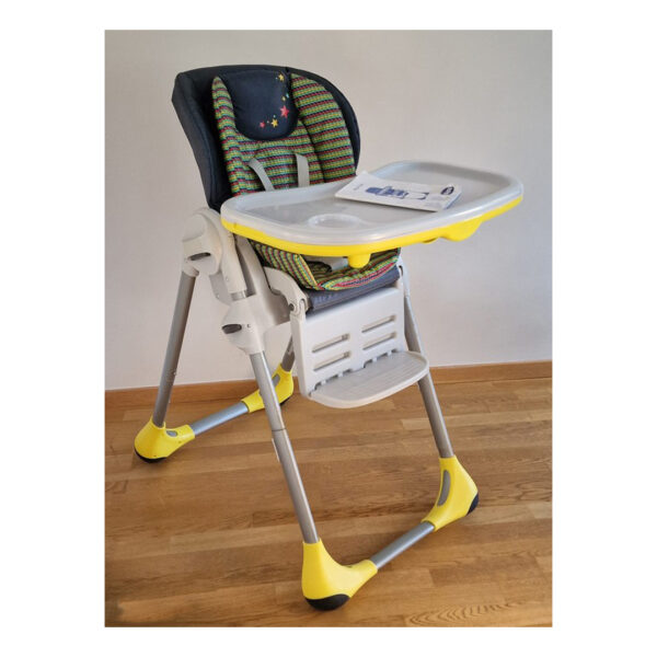 صندلی غذای کودک POLLY 2 IN 1 طرح جین | chicco HIGHCHAIR DENIM