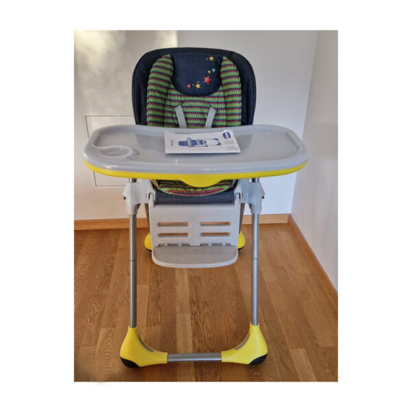 صندلی غذای کودک POLLY 2 IN 1 طرح جین | chicco HIGHCHAIR DENIM