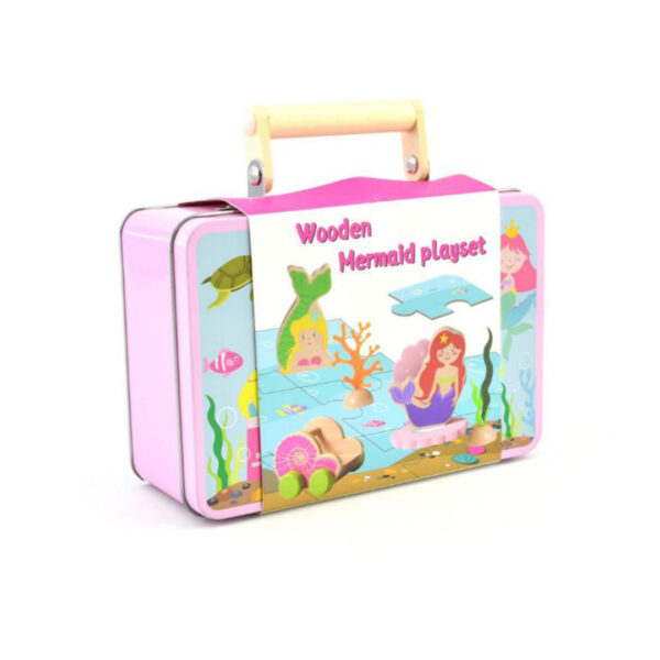 قیمت و خرید ست بازی پری دریایی چوبی پیکاردو با کیف فلزی در فروشگاه سیسمونی, پوشاک و اسباب بازی کودک و نوزاد ارمغان کیدز