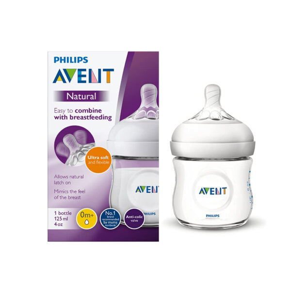 شیشه شیر نچرال التراسافت ۱۲۵ میلی‌لیتر فیلیپس اونت