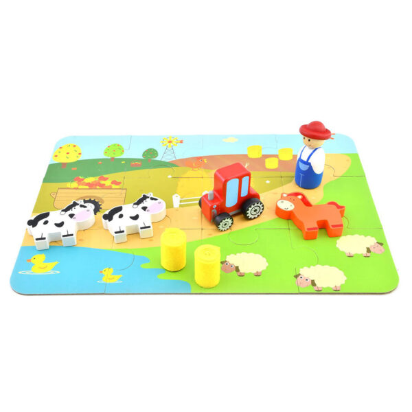 picardo-wooden-farm-playset-01 قیمت و خرید ست بازی مزرعه چوبی پیکاردو با کیف فلزی در فروشگاه سیسمونی, پوشاک و اسباب بازی کودک و نوزاد ارمغان کیدز