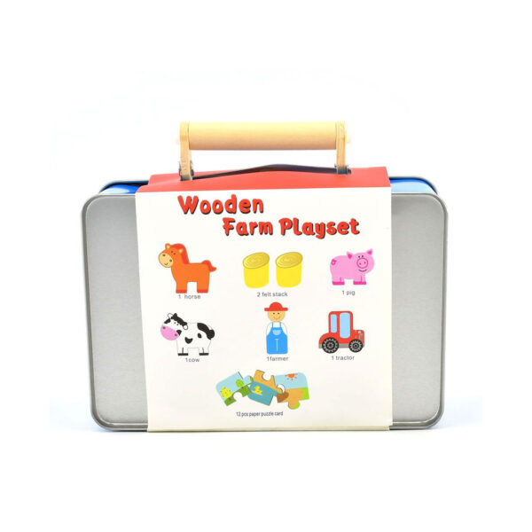 قیمت و خرید ست بازی مزرعه چوبی پیکاردو با کیف فلزی در فروشگاه سیسمونی, پوشاک و اسباب بازی کودک و نوزاد ارمغان کیدز