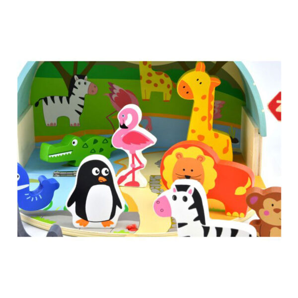 قیمت و خرید اسباب بازی چوبی باغ وحش پیکاردو در فروشگاه سیسمونی, پوشاک و اسباب بازی کودک و نوزاد ارمغان کیدز