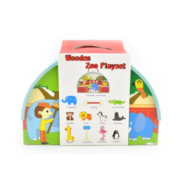 قیمت و خرید اسباب بازی چوبی باغ وحش پیکاردو در فروشگاه سیسمونی, پوشاک و اسباب بازی کودک و نوزاد ارمغان کیدز