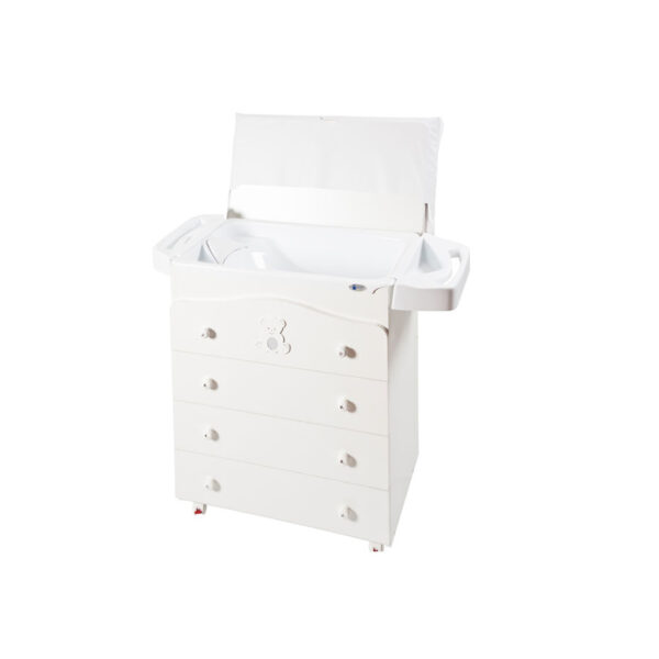 وان دراور دار کشو دار و تعویض پریمی سوگنی ساخت ایتالیا با نگین سواروسکی خرس حمام نوزاد