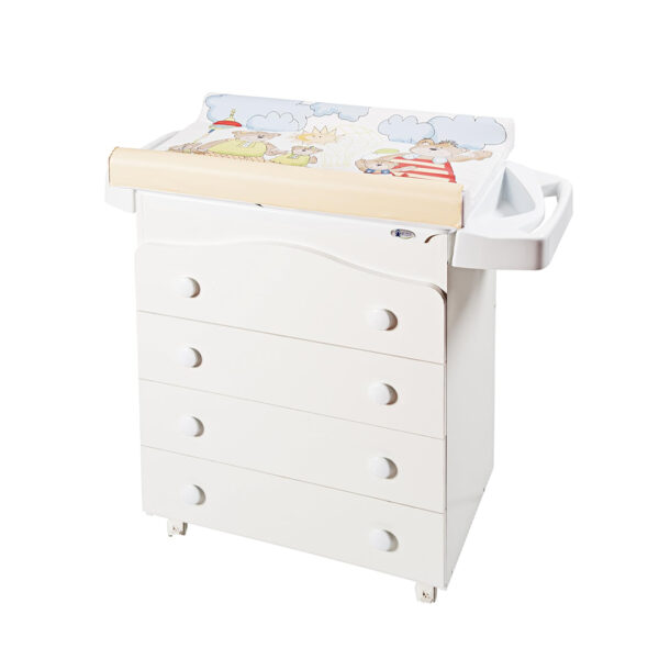 وان دراور دار کشو دار و تعویض پریمی سوگنی ساخت ایتالیا با نگین سواروسکی خرس حمام نوزاد