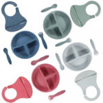 قیمت و خرید ست غذاخوری 4 تکه سیلیکونی ببک اوی | bebekevi در فروشگاه سیسمونی, پوشاک و اسباب بازی کودک و نوزاد ارمغان کیدز