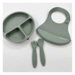 قیمت و خرید ست غذاخوری 4 تکه سیلیکونی ببک اوی | bebekevi در فروشگاه سیسمونی, پوشاک و اسباب بازی کودک و نوزاد ارمغان کیدز