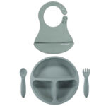 قیمت و خرید ست غذاخوری 4 تکه سیلیکونی ببک اوی | bebekevi در فروشگاه سیسمونی, پوشاک و اسباب بازی کودک و نوزاد ارمغان کیدز