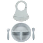 قیمت و خرید ست غذاخوری 4 تکه سیلیکونی ببک اوی | bebekevi در فروشگاه سیسمونی, پوشاک و اسباب بازی کودک و نوزاد ارمغان کیدز