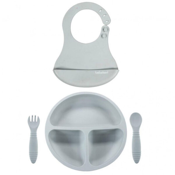 قیمت و خرید ست غذاخوری 4 تکه سیلیکونی ببک اوی | bebekevi در فروشگاه سیسمونی, پوشاک و اسباب بازی کودک و نوزاد ارمغان کیدز
