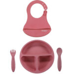 قیمت و خرید ست غذاخوری 4 تکه سیلیکونی ببک اوی | bebekevi در فروشگاه سیسمونی, پوشاک و اسباب بازی کودک و نوزاد ارمغان کیدز