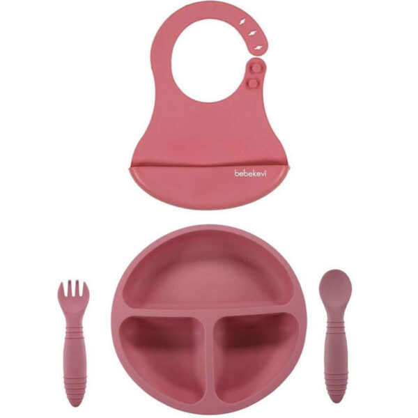 قیمت و خرید ست غذاخوری 4 تکه سیلیکونی ببک اوی | bebekevi در فروشگاه سیسمونی, پوشاک و اسباب بازی کودک و نوزاد ارمغان کیدز