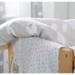 تخت و گهواره چوبی روبا محصول آلمان چوب خود رنگ راش 4 در یک