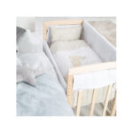 تخت و گهواره چوبی روبا محصول آلمان چوب خود رنگ راش 4 در یک