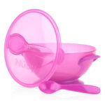 ظرف غذای چسبی قاشق دار نابی NUBY