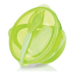 ظرف غذای چسبی قاشق دار نابی NUBY