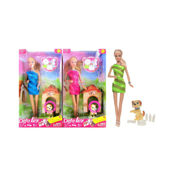 قیمت و خرید عروسک باربی دفا لوسی بهمراه سگ | Defa Lucy در فروشگاه سیسمونی, پوشاک و اسباب بازی کودک و نوزاد ارمغان کیدز