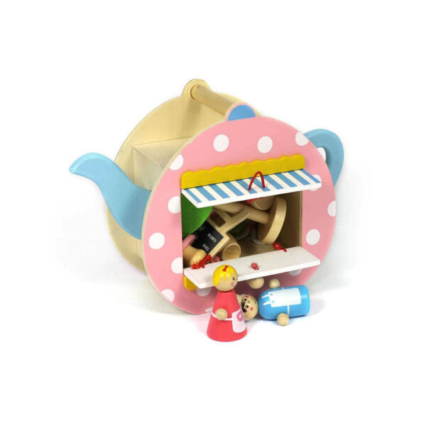 قیمت و خرید ست کلبه چوبی طرح قوری پیکاردو در فروشگاه سیسمونی, پوشاک و اسباب بازی کودک و نوزاد ارمغان کیدز