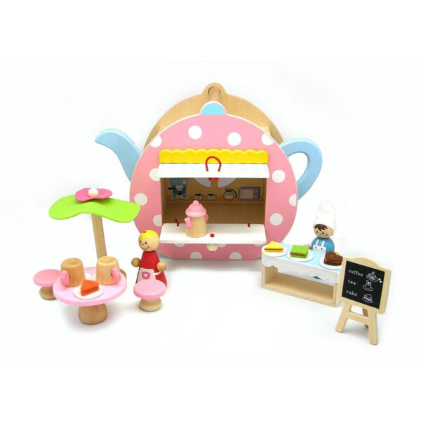 قیمت و خرید ست کلبه چوبی طرح قوری پیکاردو در فروشگاه سیسمونی, پوشاک و اسباب بازی کودک و نوزاد ارمغان کیدز