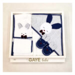 ست 4 تکه حوله نوزاد گایه مدل خرگوش