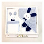 ست 4 تکه حوله نوزاد گایه مدل خرگوش