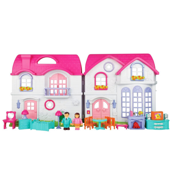 Redbox 16 PC Deluxe Doll House armaghankids خانه عروسک 16 تکه رد باکس | Redbox Deluxe Doll House
