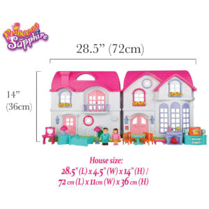 خانه عروسک 16 تکه رد باکس | Redbox Deluxe Doll House