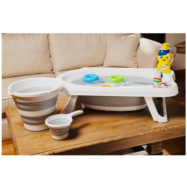 سرویس وان حمام آکاردئونی 3 تکه ترکیه هوبی لایف